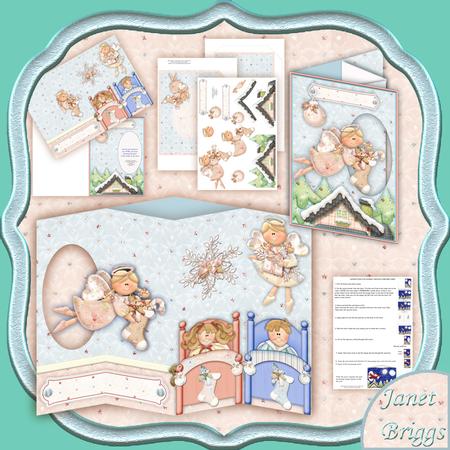 Santas Helpers Passing Through Aperture Card Kit