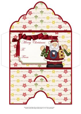 Christmas Money Wallet Santa & Noel