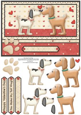 Tail Wags Valentine Birthday Anniversary