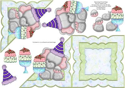Birthday Elephant All in One Over the Edge