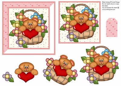 Love Bear Valentine's or Mother's Day