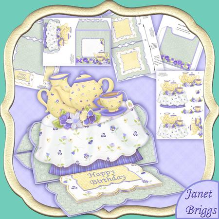 Time for Tea Easel Card Kit