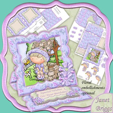 Izzy & the Wishing Well Easel Card Kit