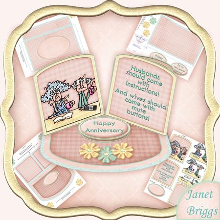 Old Fogies Double Twisted Easel Card