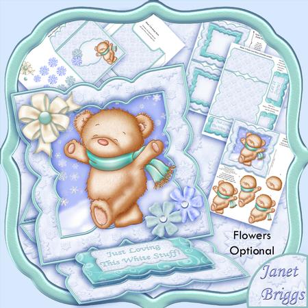 Loving This White Stuff Christmas Easel Card Kit