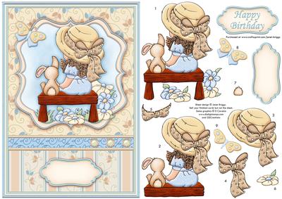 Cherished Moments Card Front & Decoupage