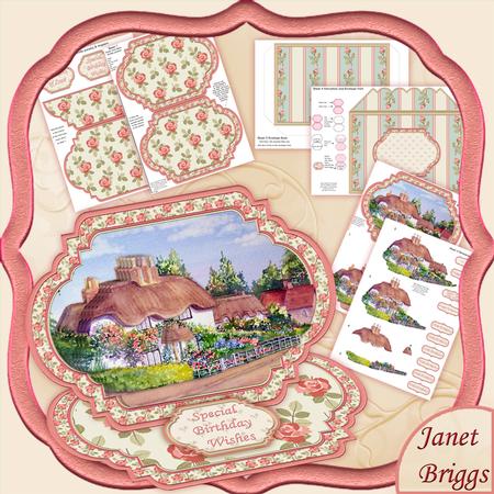 Cottage Easel Card Kit with Ages