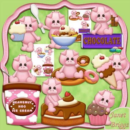 Pig Out Designer Resource Graphics