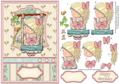 View from the Swing Topper & Decoupage
