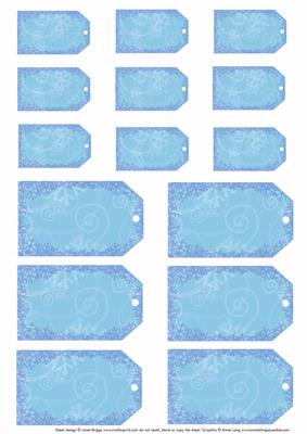 Snowflake Gift Tags