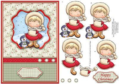 Christmas Maisy Muff Topper & Decoupage