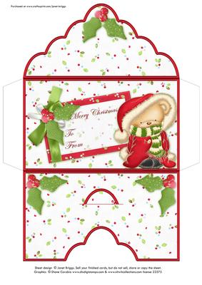 Christmas Money Wallet Snuggle Christmas