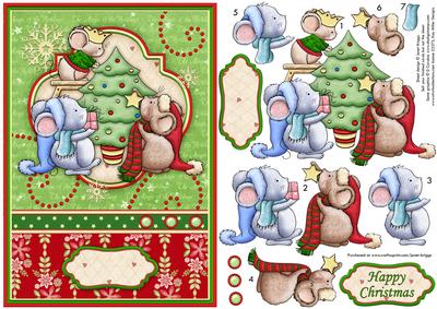 Reach for the Star Christmas Topper & Decoupage