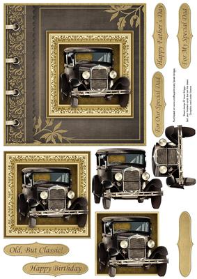 Vintage Car Old But Classic Quick Card