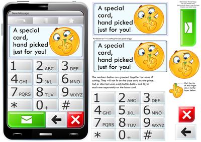 Mobile Phone Hand Picked for You Quick Card
