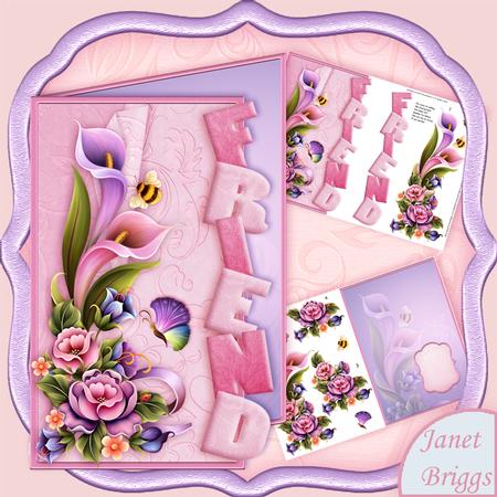 Over the Side Friend & Florals Birthday Mini Kit