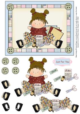 Crafty Lass Topper & Decoupage