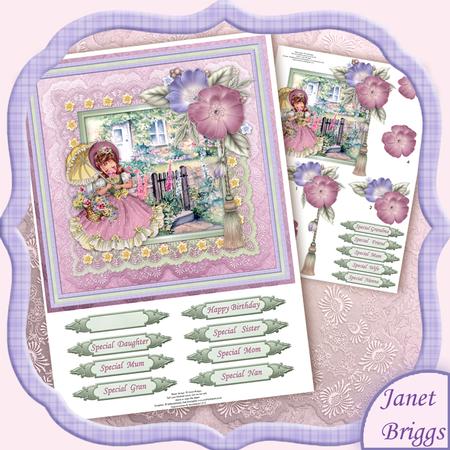 Vintage Belle at Rose Cottage Topper & Decoupage Mini Kit