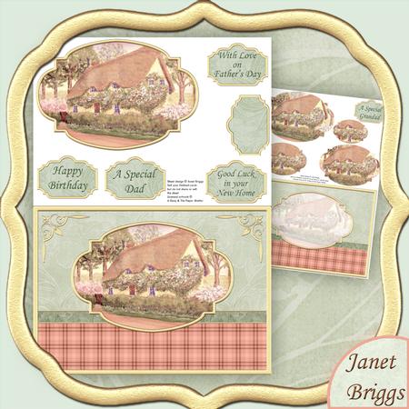Thatched Cottage Birthday or New Home Mini Kit