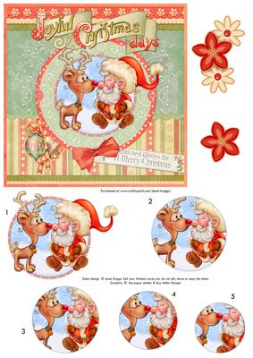Christmas Are You Ready Quick Card Topper & Pyramage