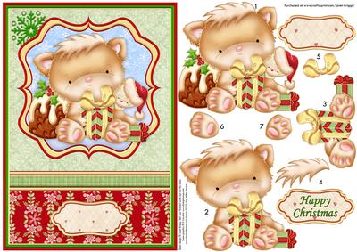 Christmas Treats Card Topper and Decoupage Insert Available