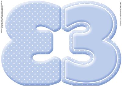 Age 3 Blank Blue Birthday Shape Card