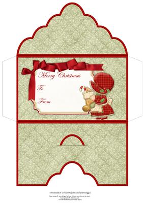 Christmas Money Wallet Hanging Stockings for Cup463286_68