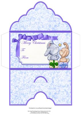 Bunnies Special Star Christmas Money Wallet