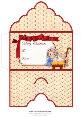 Nativity Noel Christmas Money Wallet