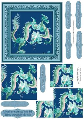 Help with the Candles Dragon Card Topper & Pyramage