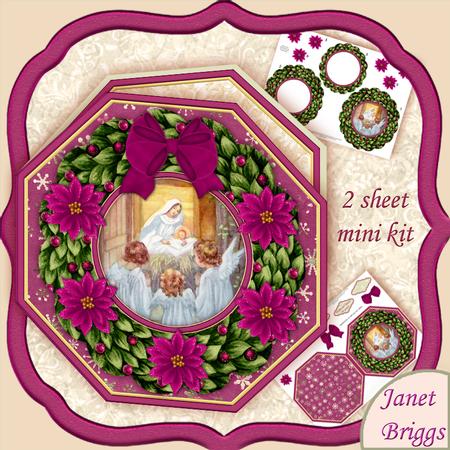 Christmas Wreath Builder Nativity Mini Kit
