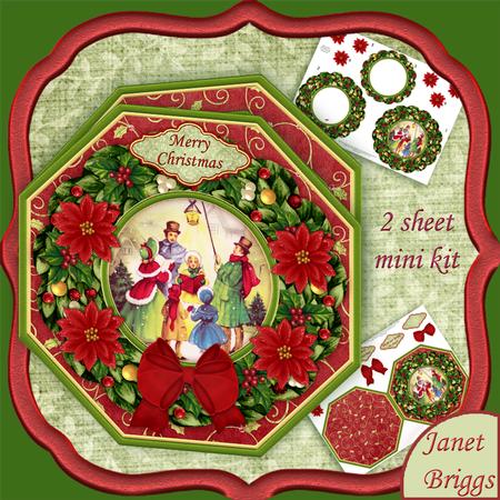 Christmas Wreath Builder Christmas Carollers Mini Kit