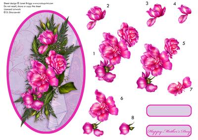 Cameo Roses Decoupage