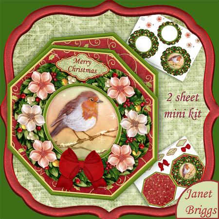 Christmas Wreath Builder Robin Mini Kit