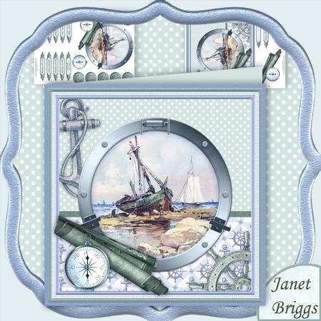 Fishing Boat & Ages Lets Get Wrecked! 8x8 Mini Kit