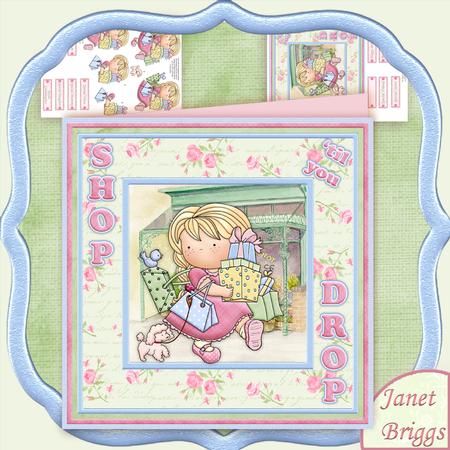 Shop Til You Drop 8x8 Mini Kit & Decoupage