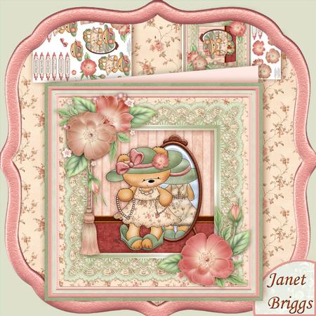 Decisions Decisions Dress Up Bear Mini Kit & Decoupage