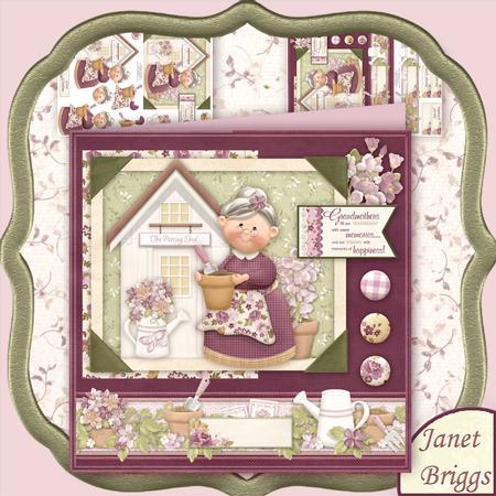 Gran's Potting Shed 8x8 Mini Kit & Decoupage