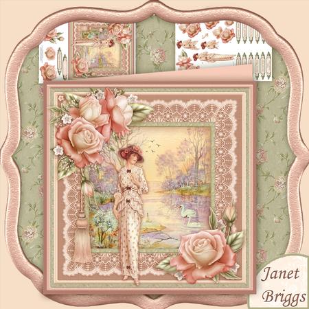 Lakeside Stroll 8x8 Mini Kit & Decoupage