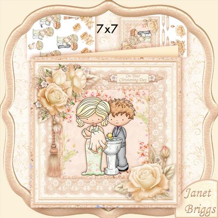 Christening Moments 7x7 Mini Kit & Decoupage