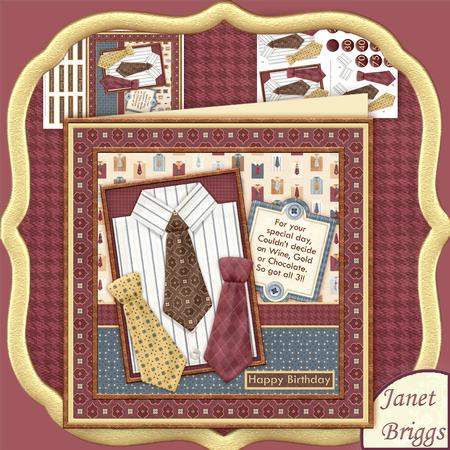 Wine Gold or Chocolate 8x8 Mini Kit for Men