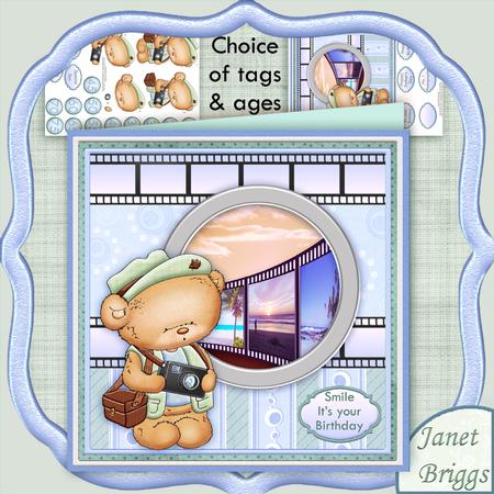 Photographer Ted Smile It's Your Birthday 8x8 Mini Kit