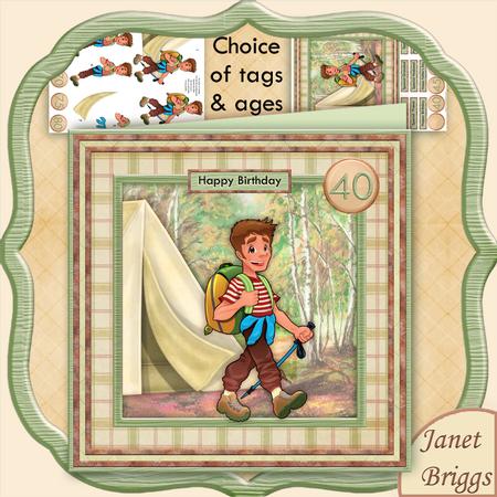 Hiking in the Great Outdoors 8x8 Mini Kit & Ages