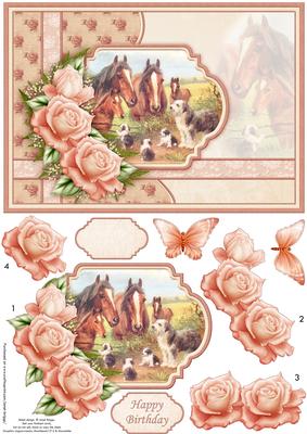 Meet the Family Card Topper & Decoupage