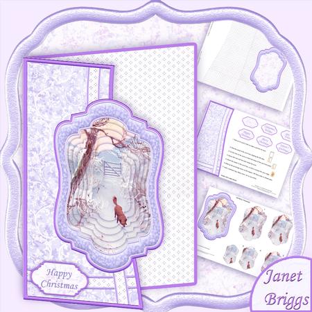 Winter Fox Christmas Curved Over Side Mini Kit & Pyramage