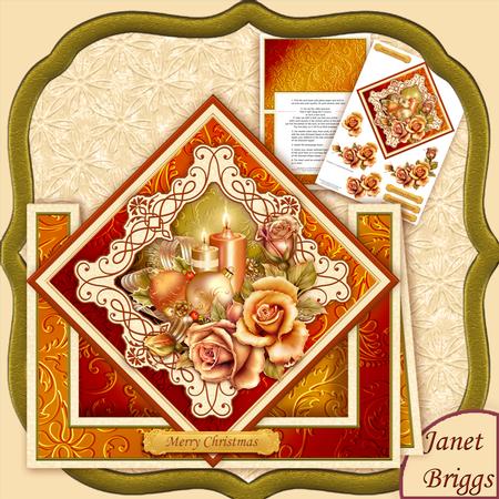 Christmas Diamond Front Mini Kit Decoupage