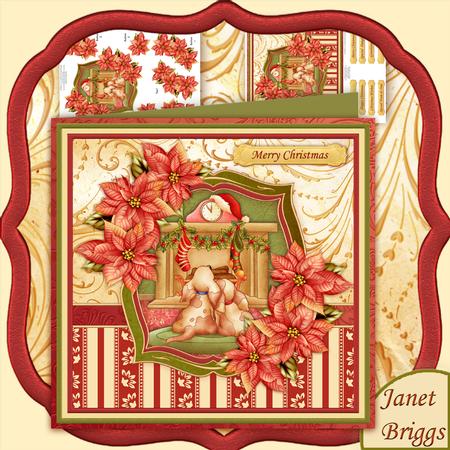 Waiting for Santa Mini Kit with Decoupage