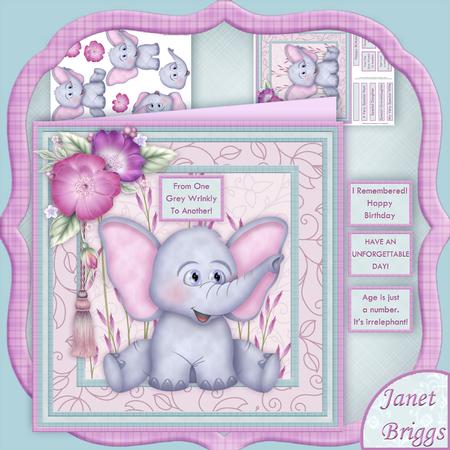 From One Grey Wrinkly to Another Mini Card Kit & Decoupage