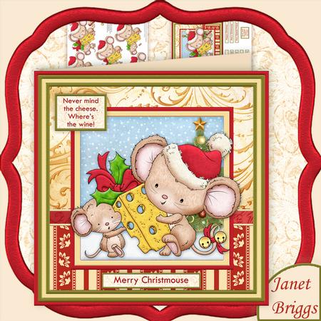 Never Mind the Cheese Wheres the Wine Christmas Mini Kit
