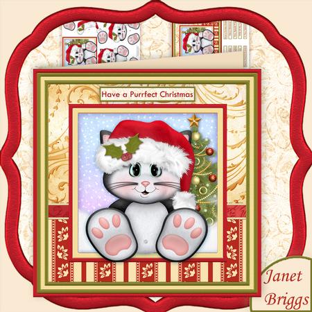 Purrfect Christmas Mini Kit & Decoupage